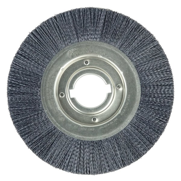 Weiler Burr-Rx 10" Crimped Filament Wheel Brush, .043/120CG Fill, 2" 86130